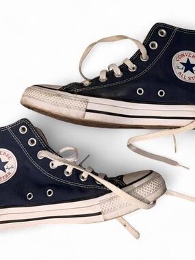 Converse Navy Blue High Top Lace-Up Boots